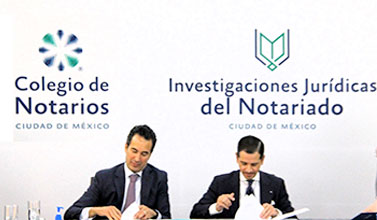 Firman Convenio de Colaboración, el Colegio de Notarios de la CDMX y la Universidad Panamerican
