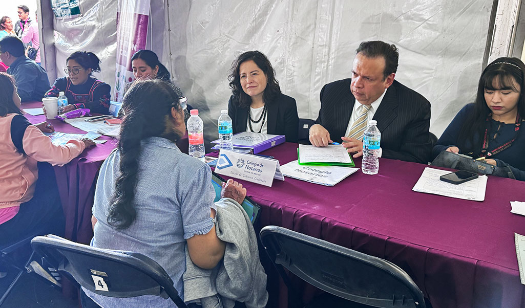 En 2025, el Notariado CDMX ofreció 4 mil 28 citas
para Consultorías Jurídicas Gratuitas