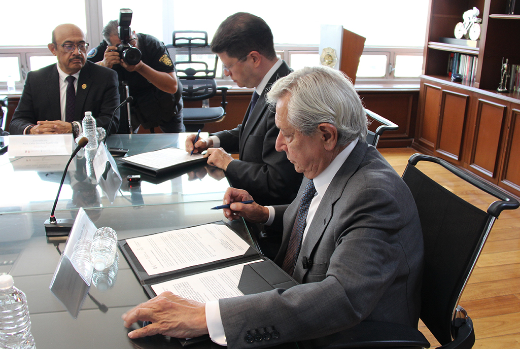 Convenio de Colaboración para la certeza jurídica de la policía capitalina