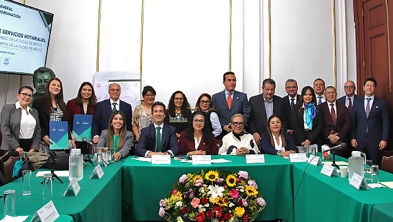 Congreso de la Ciudad de México firma convenio de colaboración con el Colegio de Notarios