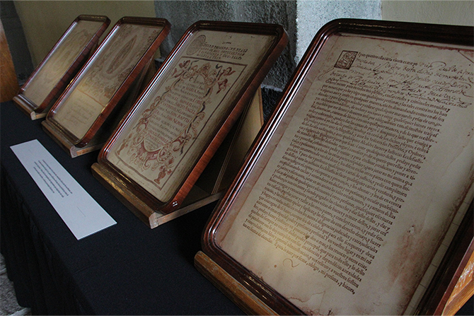 Exposición de Documentos Notariales Históricos