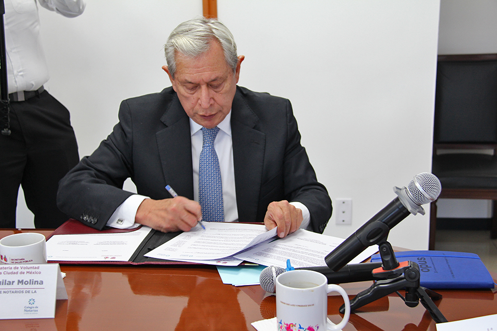 Notariado CDMX y Sedesa promueven la importancia de la Voluntad Anticipada