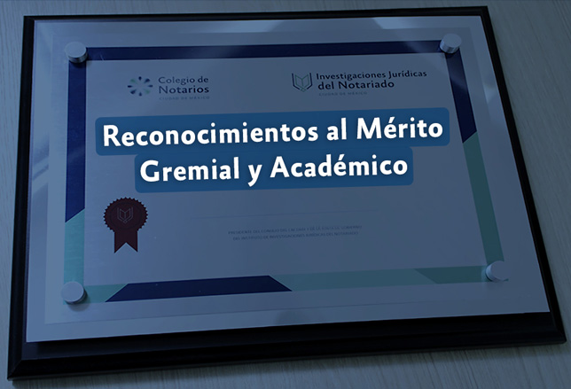 Reconocimientos al Mérito Académico y Gremial 2025